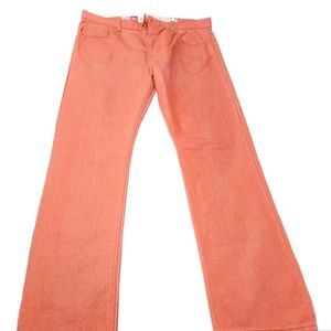 Switch Brand premium demin  Salmon colored Men's jeans size 42×34